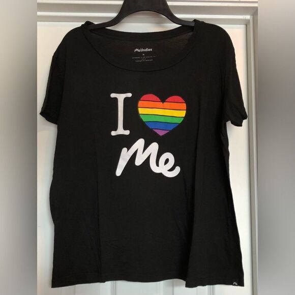 ME UNDIES - NEW - 🎉HP🎉L Sz M “I ♥️ ME” Scoop Neck Short Sleeve Tee. - Picture 9 of 10